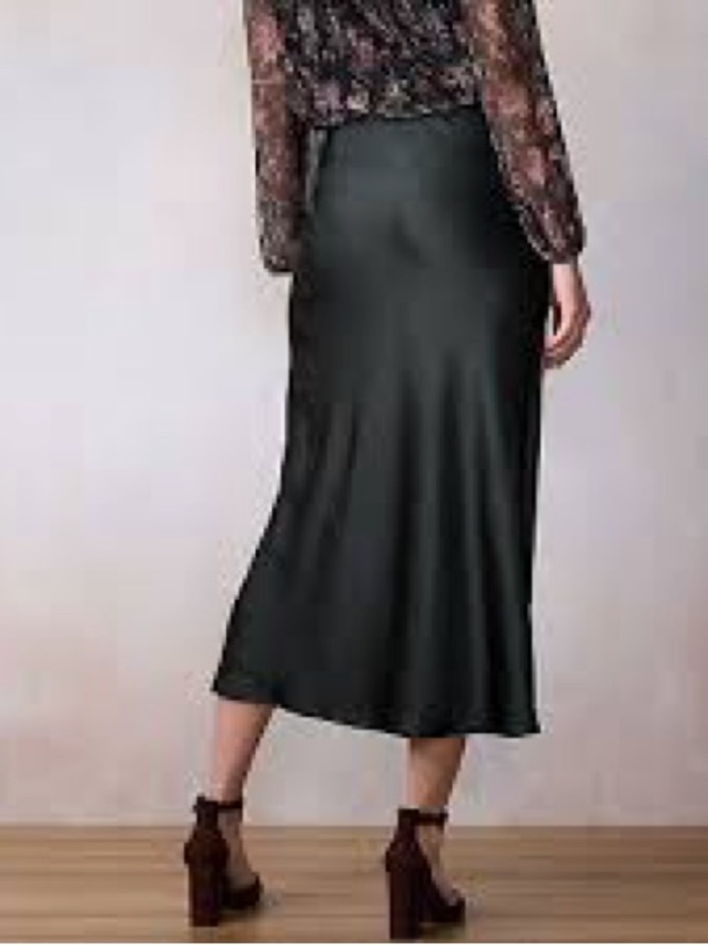 LC Lauren Conrad Black Satin Garment